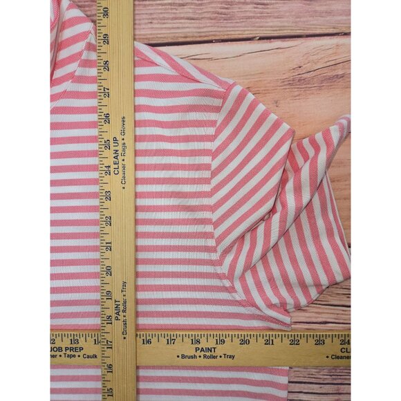Vineyard Vines Mens Pink Striped Polo Medium - Picture 8 of 8
